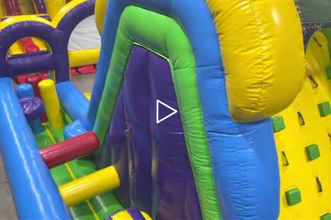 Obstacle course Adrenaline rush junior with middle entrance.
