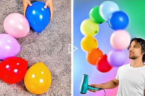 Mind-blowing Experiments And Tricks With Balloons