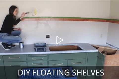 DIY Floating Shelves - SUPER STRONG + THIN