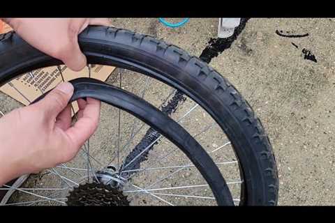 Replacing inner tube of a Bicycle