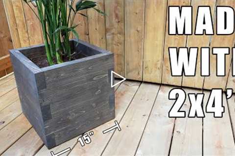 DIY Planter Box with 2x4's - How to make