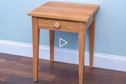How to make a simple shaker table. Easy woodworking project.