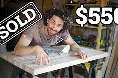 Turning a Free Pallet into a $550 Table