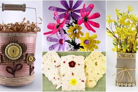 Earth Day Crafts and Decorations using Household Items