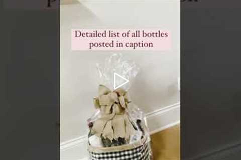 Wine Gift basket idea