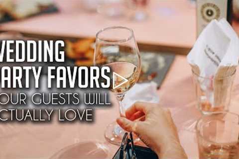 Wedding Party Favors Your Guests Will Actually Love | Advice from Vendors