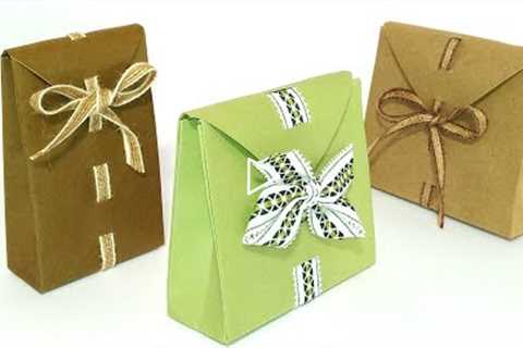 Easy Origami gift bags. Perfect gift bag - ANY SIZE! How to wrap a present.