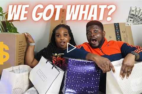 Opening our wedding gifts | Wedding gift unboxing video