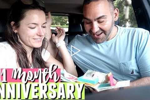 CELEBRATING OUR 1 MONTH ANNIVERSARY & DIY Explosion Box Gift Idea for Boyfriend