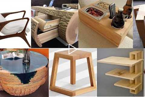 Wooden furniture ideas /Woodworking project ideas /wood décor and wood art ideas for interior design
