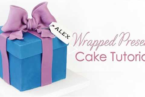 Present Gift Box Cake Decorating Tutorial