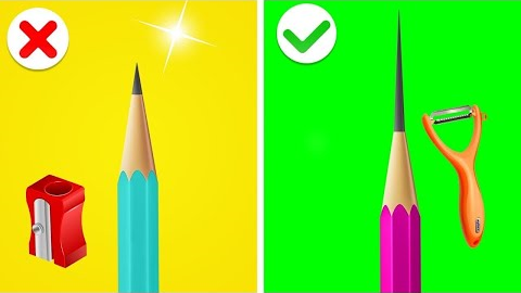 AWESOME DIY SCHOOL HACKS! *Easy Brilliant School DIY Ideas and Gadgets* by Gotcha!