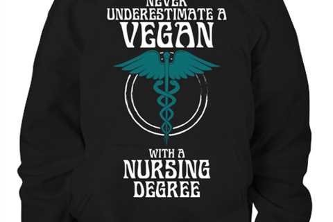 Never Underestimate a Vegan Nurse, black Youth Hoodie. Model 6400014