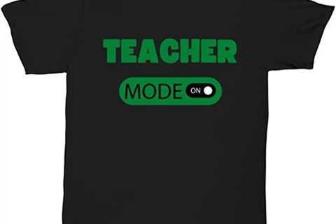 Amazon.com: Teacher Mode on Unisex tee Black : Clothing, Shoes & Jewelry