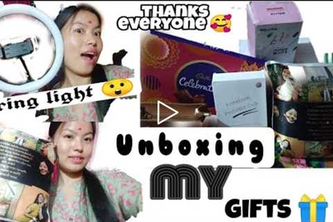 Unboxing my gifts!!🎁 birthday gift!! 🎂#sikkim #thankyou everyone!! 🥰🥰