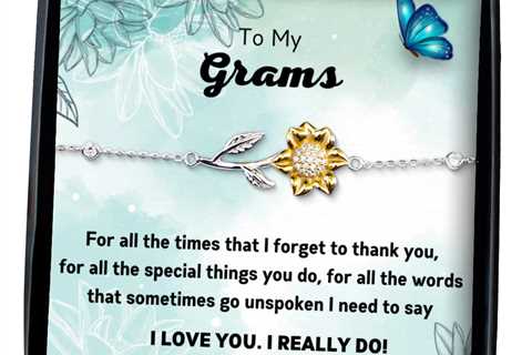 To my Grams,  Sunflower Bracelet. Model 64024