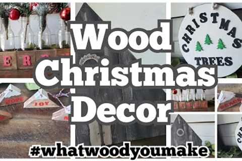 4 Easy Christmas Wood Decor Projects woodworking