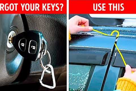 35 GENIUS CAR HACKS to save you and your transport everywhere