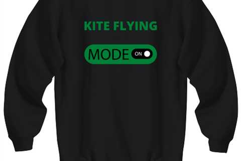 KITE FLYING, black Sweatshirt. Model 64027