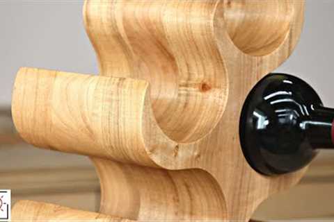 Don''''t Typically Make This Type of Project | Wood Sculpting Wine Rack
