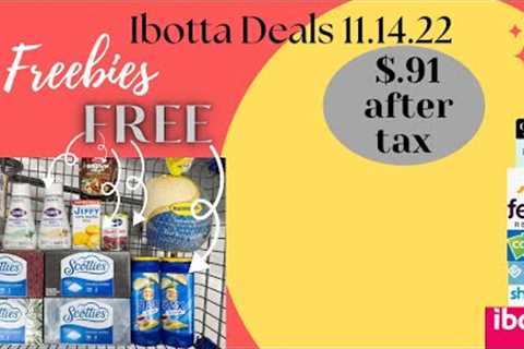 Ibotta Haul 11.14.22| #Ibotta Deals| 7 FREEBIES| New Rebates|Household Items & More