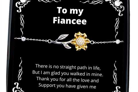 To my Fiancee, No straight path in life - Sunflower Bracelet. Model 64042