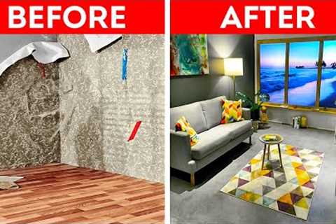 EXTREME ROOM MAKEOVER || Cool Home Decorating Hacks