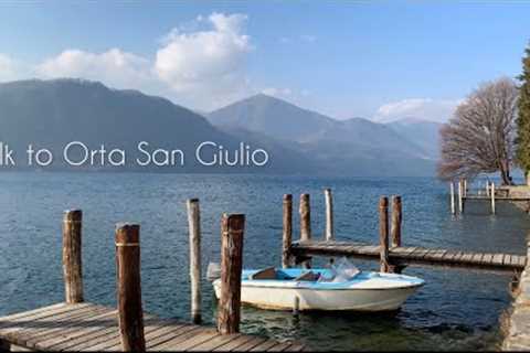 Walking to Orta San Giulio, Italy 🇮🇹 Lake Orta 2023