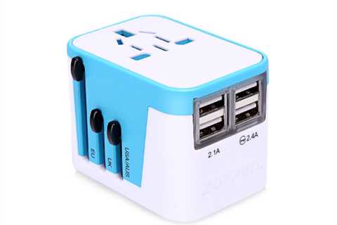 Custom Travel Adapter with logo printing at wholesale price