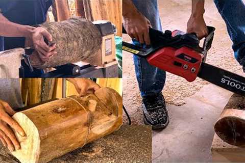 Aesthetic Appeal : Crafting Gorgeous Vases from Ugly Tree Stumps