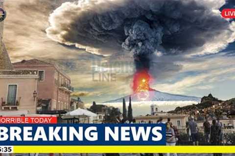 Horrible Today: Today''s Etna Volcano Explosion caused the Sinking of Sicily''s Greatest City