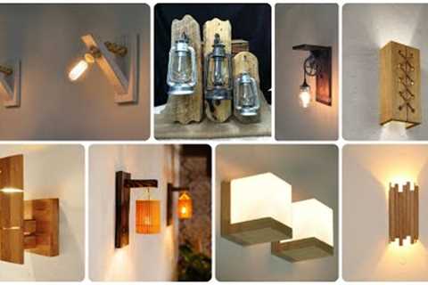 DIY Smart Wooden Wall Lighting Fixtures Ideas | woodworking projects for beginners