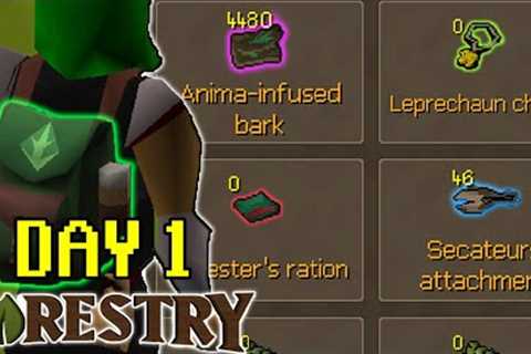 Testing the New Forestry Woodcutting Rework on Day 1!