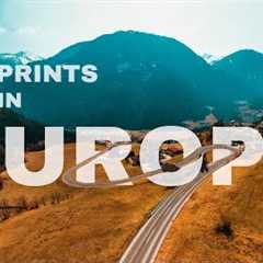 Journeys Footprints Germany to Italy through Europe''s Beauty