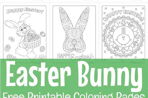 Easter Bunny Coloring Pages