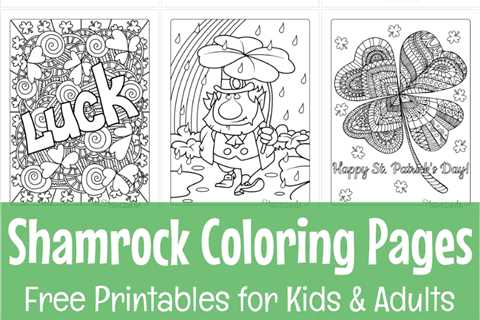 Shamrock Coloring Pages