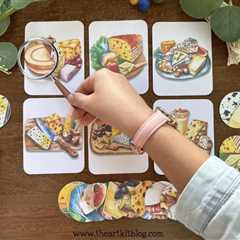 Free Printable Cheese Board Matching Game