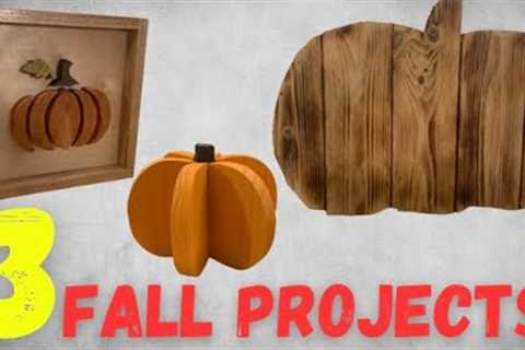 3 Easy Fall Decor Projects | DIY Woodworking