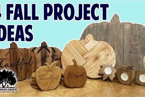 4 Fall Project Ideas / Woodworking