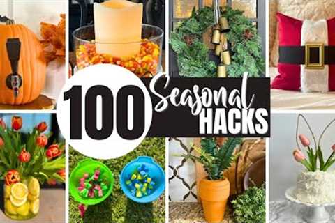 100 Genius HOME HACKS For Every Season! (NEW)