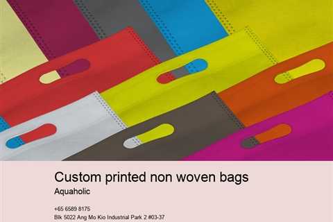 custom printed non woven bags