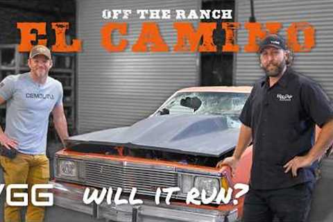 ABANDONED El Camino With Seized Engine - Will it RUN AND DRIVE? (With Demolition Ranch!)