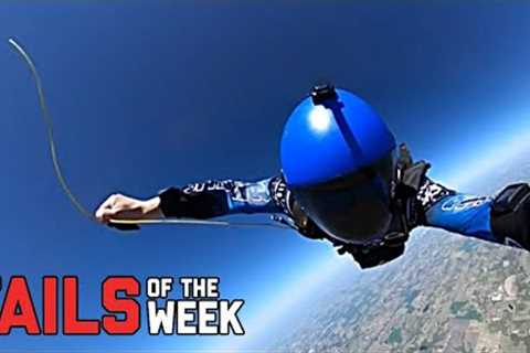 BROKEN PARACHUTE! Stressful Fails Of The Week