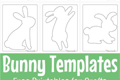 Free Printable Bunny Templates for Crafts