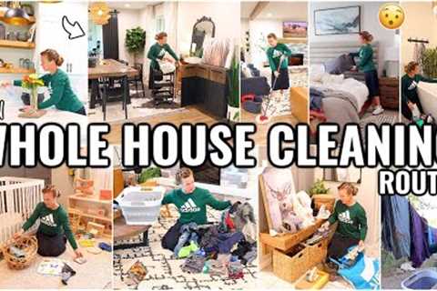 WHOLE HOUSE CLEAN WITH ME!🏠 WEEKLY CLEANING ROUTINE | 2023 CLEANING MOTIVATION