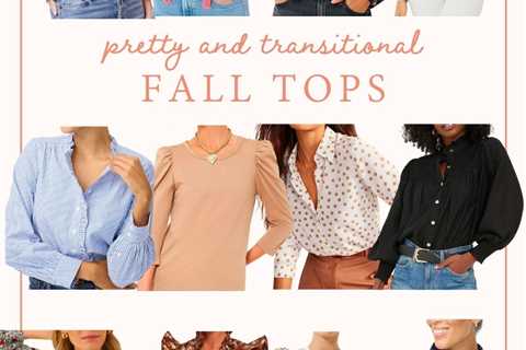 Pretty Tops to Transition into Fall