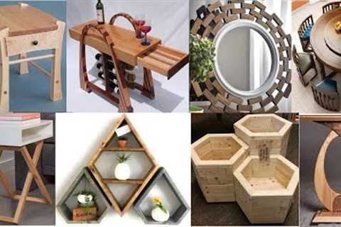 Woodworking project ideas for your home décor / Wood furniture and wooden decorative pieces ideas