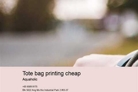 Tote Bag Printing Cheap