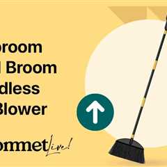Aerobroom: The Ultimate 2-in-1 Sweeper Broom and Cordless Leaf Blower