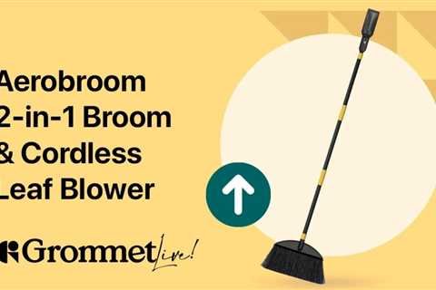 Aerobroom: The Ultimate 2-in-1 Sweeper Broom and Cordless Leaf Blower